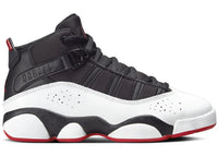 Jordan 6 Rings Black White University Red (PS)