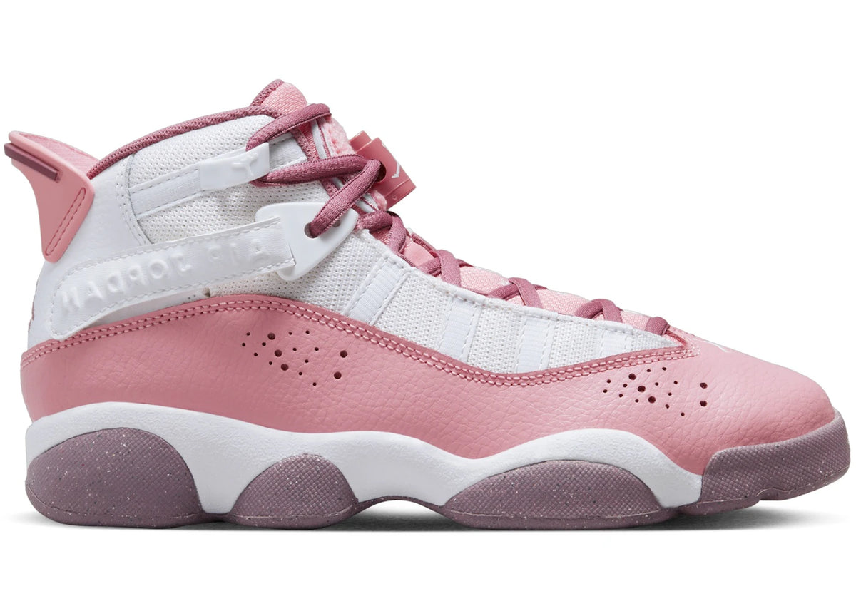 Jordan 6 Rings Coral Chalk White Desert Berry (GS) - vue 360