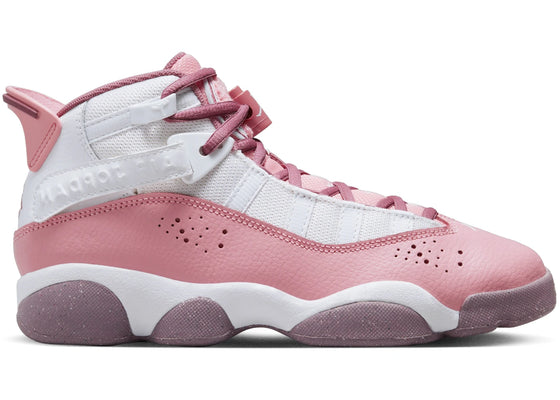 Jordan 6 Rings Coral Chalk White Desert Berry (GS) sneakers - authentic Jordan shoes