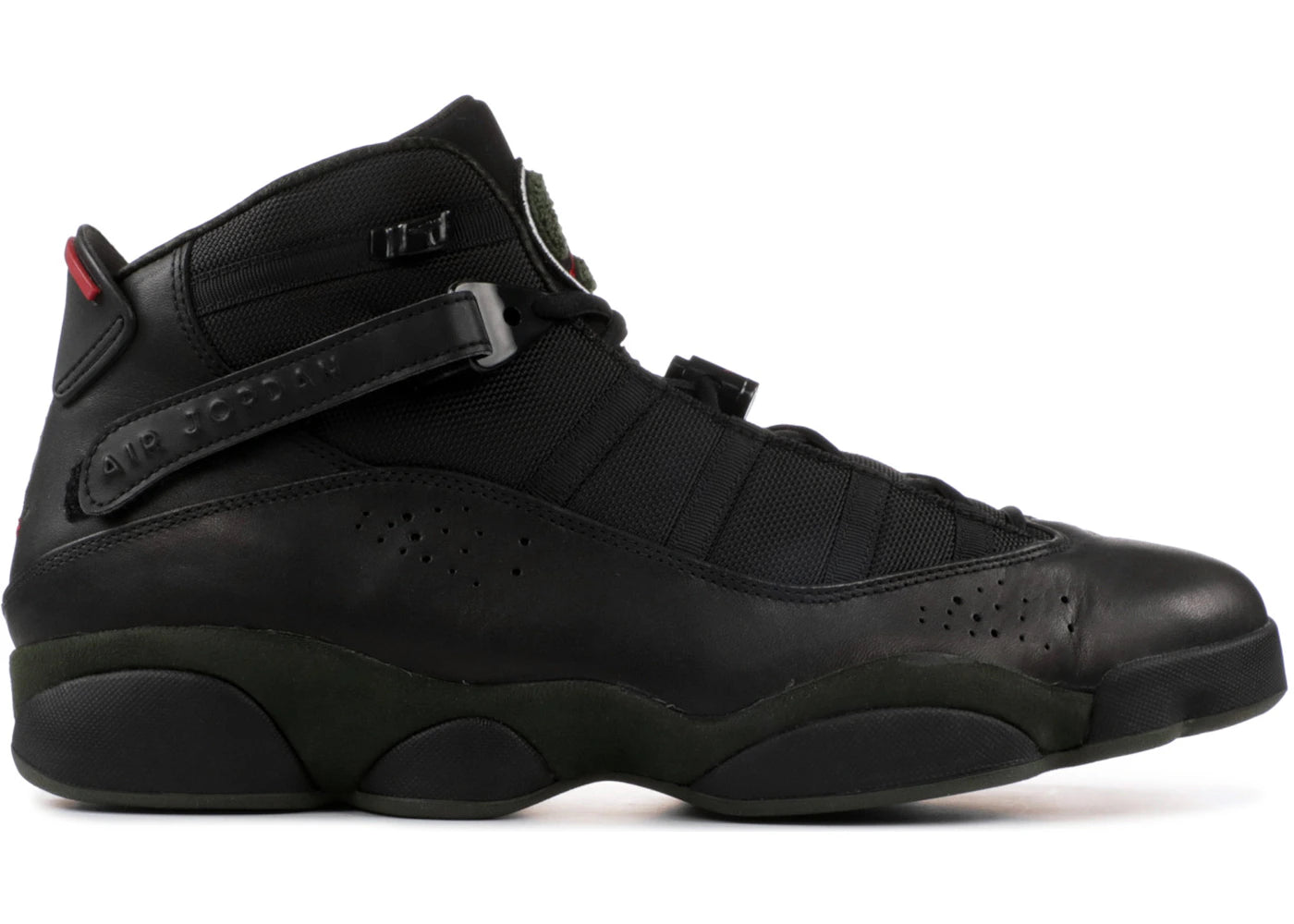 Jordan 6 Rings LS Black Dark Army - vue secondaire A
