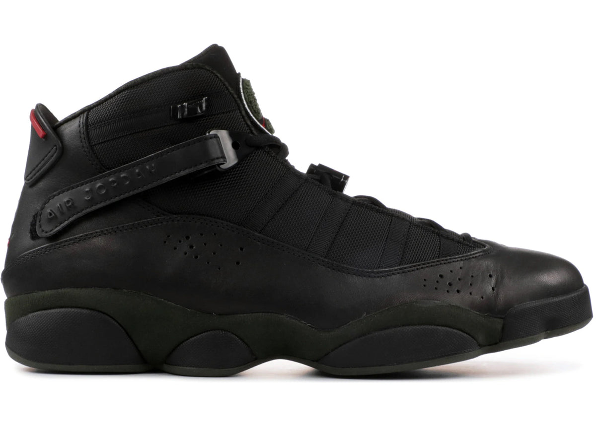 Jordan 6 Rings LS Black Dark Army - vue 360