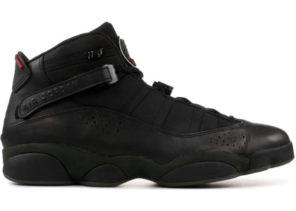 Jordan 6 Rings LS Black Dark Army - sneakers view 2