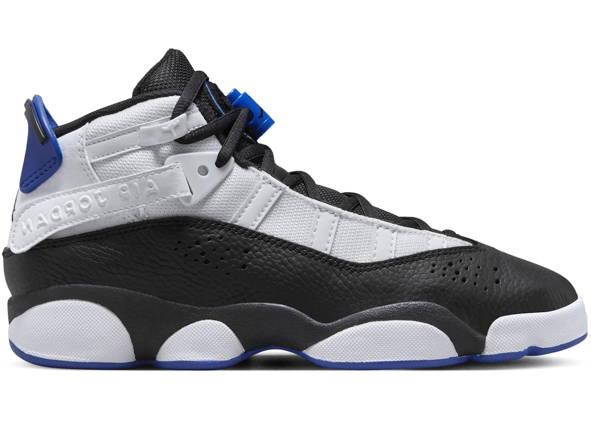 Jordan 6 Rings White Black Game Royal (GS) - vue 360