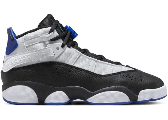 Jordan 6 Rings White Black Game Royal (GS) sneakers - authentic Jordan shoes