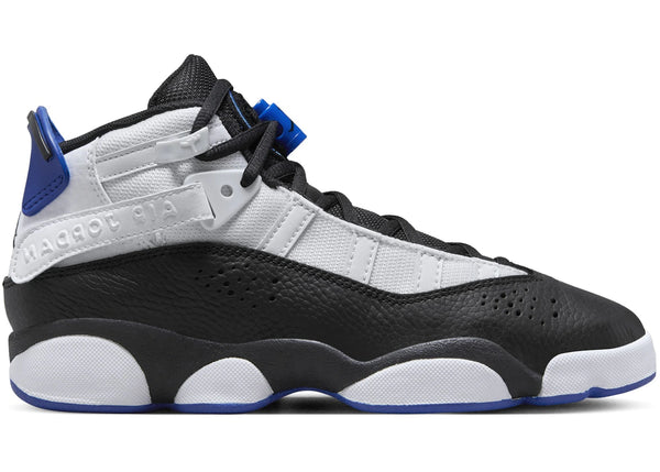 Jordan 6 Rings White Black Game Royal (GS) sneakers - authentic Jordan shoes
