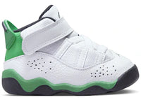 Jordan 6 Rings White Black Lucky Green (TD)