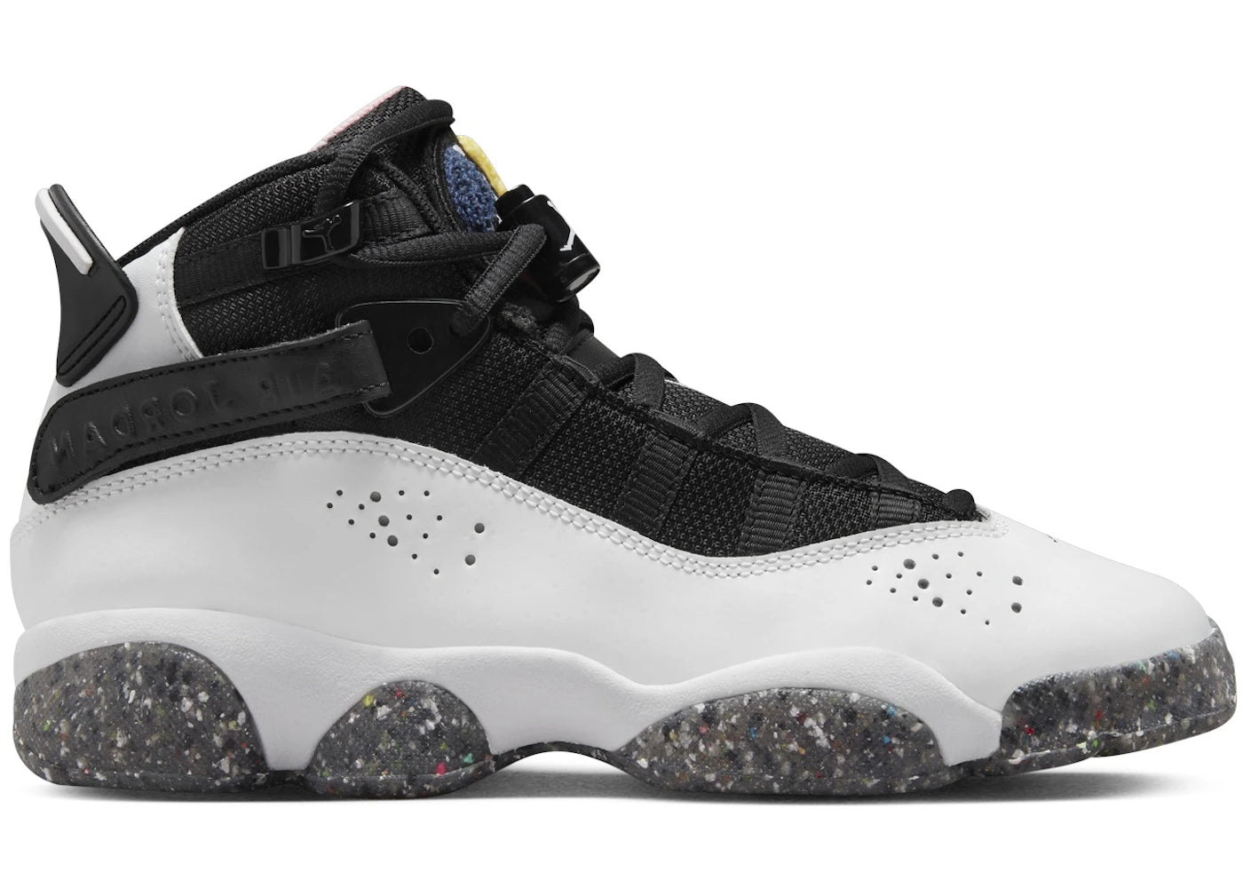 Jordan 6 Rings White Coral Chalk Picante Red Black (GS)