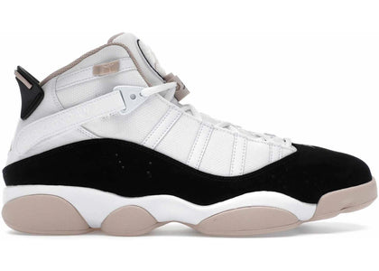 Jordan 6 Rings White Fossil Stone Black - authentic Jordan sneakers