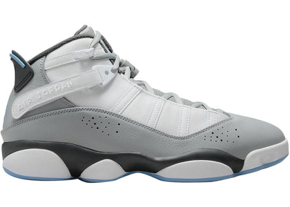 Jordan 6 Rings White Particle Grey Dutch Blue - authentic Jordan sneakers
