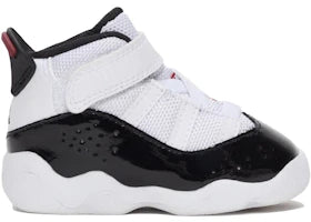 Jordan 6 Rings White Varsity Red Black (TD) - authentic Jordan sneakers