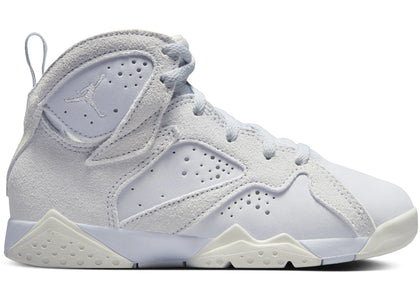 Jordan 7 Retro Cobalt Bliss White Sail (PS) - sneakers view 2