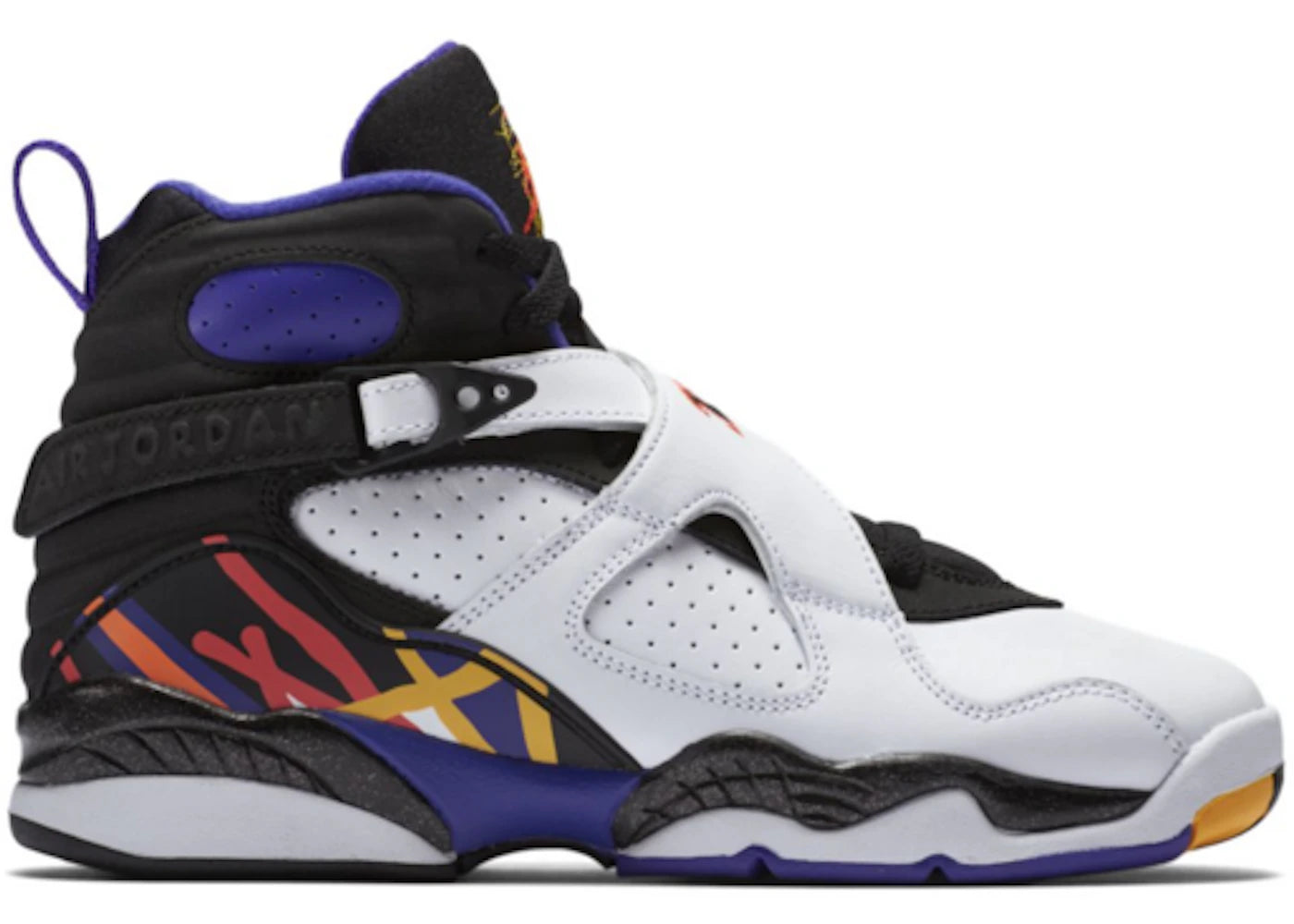 Jordan 8 Retro Three Peat (GS) - vue 360
