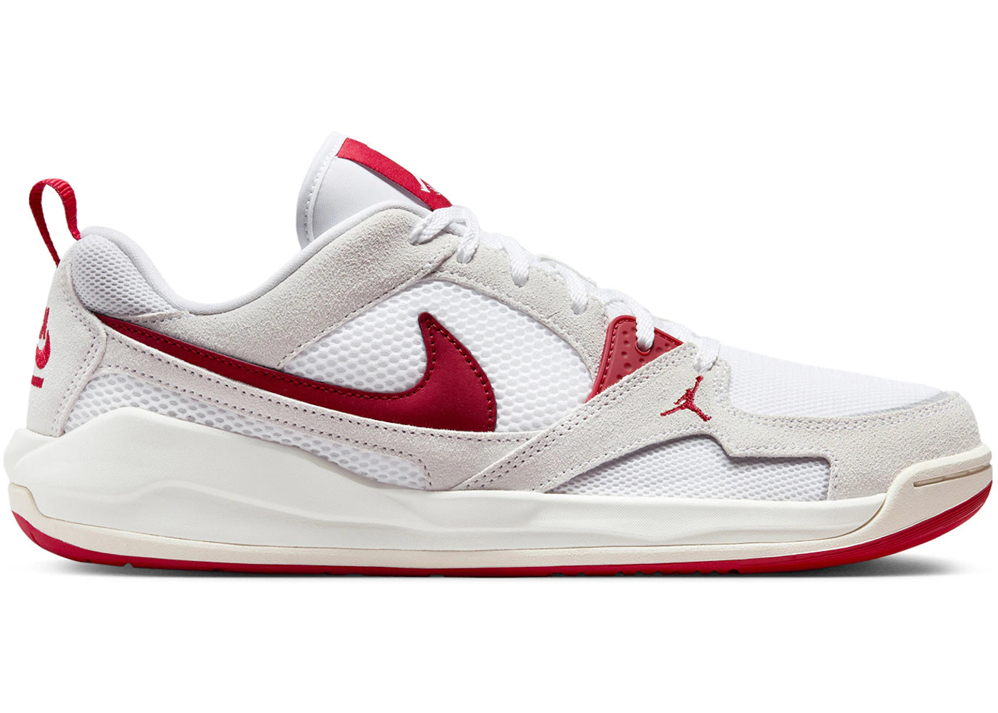 Jordan CMFT Era White Sail Black Varsity Red - vue 360