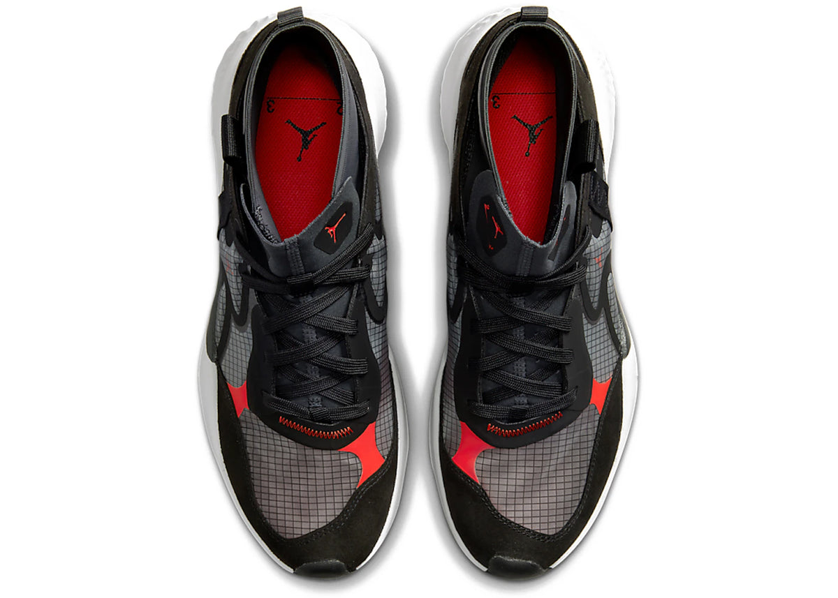 Jordan Delta 3 Mid Black Chile Red - vue secondaire B