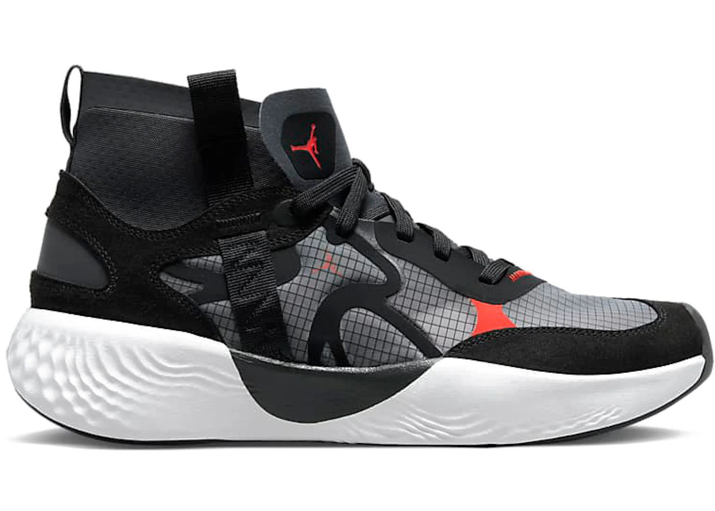 Jordan Delta 3 Mid Black Chile Red - vue secondaire A