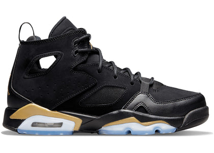 Jordan Flight Club '91 Black Metallic Gold (GS) - sneakers view 2