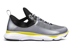 Jordan Flight Runner Wolf Grey Vibrant Yellow - vue 360
