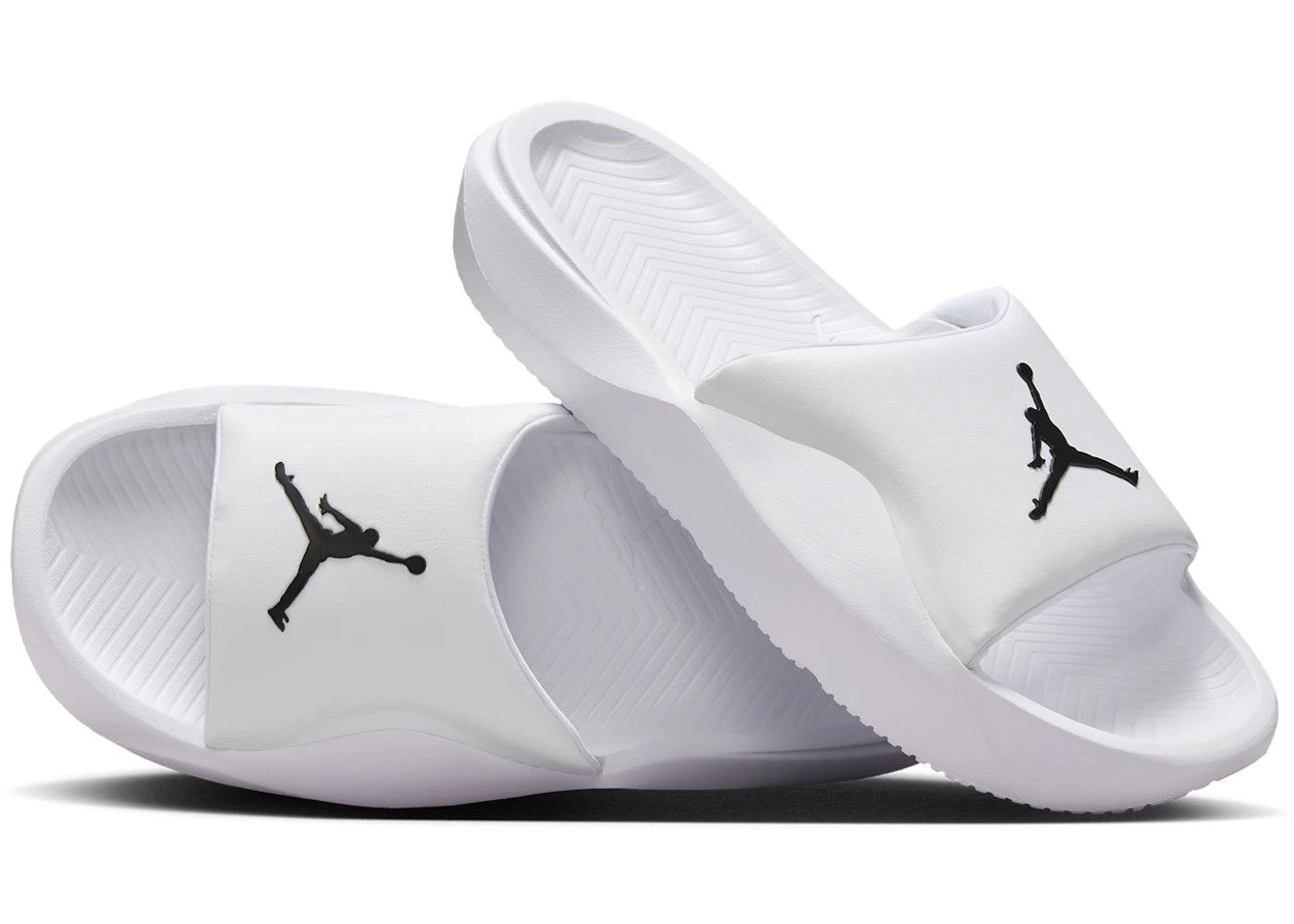 Jordan Franchise Slide Weiß Schwarz - vue 360