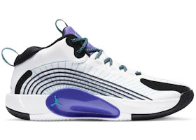 Jordan Jumpman 2021 PF White Hyper Grape Black Aquatone - vue 360