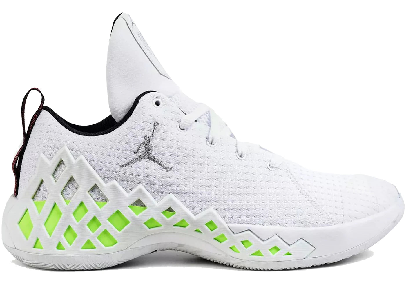 Jordan Jumpman Diamond Low PF White Mismatch - vue 360