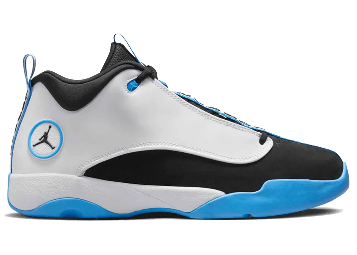 Jordan Jumpman Pro Quick Weiß Universitätsblau - vue 360