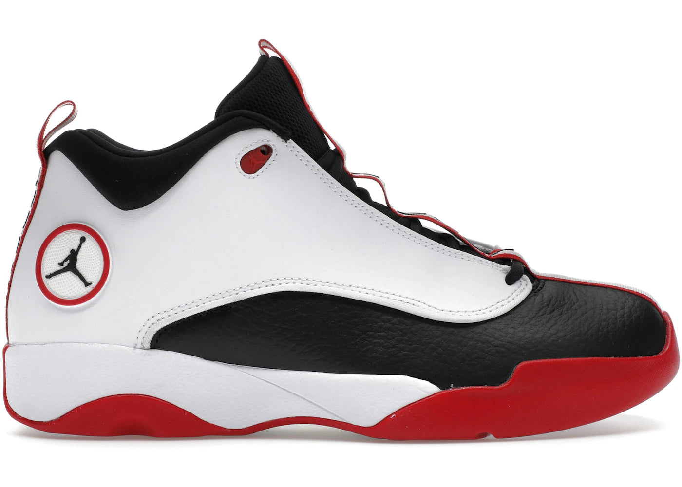 Jordan Jumpman Pro Quick White Varsity Red Black