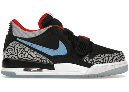 Jordan Legacy 312 Low Black Valor Blue (GS) - authentic Jordan sneakers