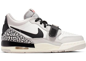 Jordan Legacy 312 Low Tech Grey Fire Red Black (GS) - vue 360