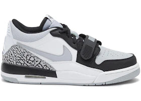 Jordan Legacy 312 Low White Black Grey (GS) - vue 360