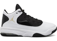 Jordan Max Aura 2 White Black Gold
