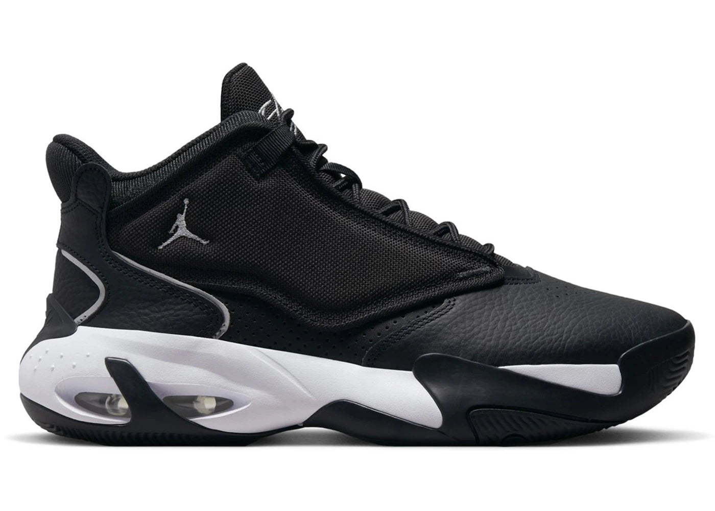 Jordan Max Aura 4 Black Metallic Silver - vue 360