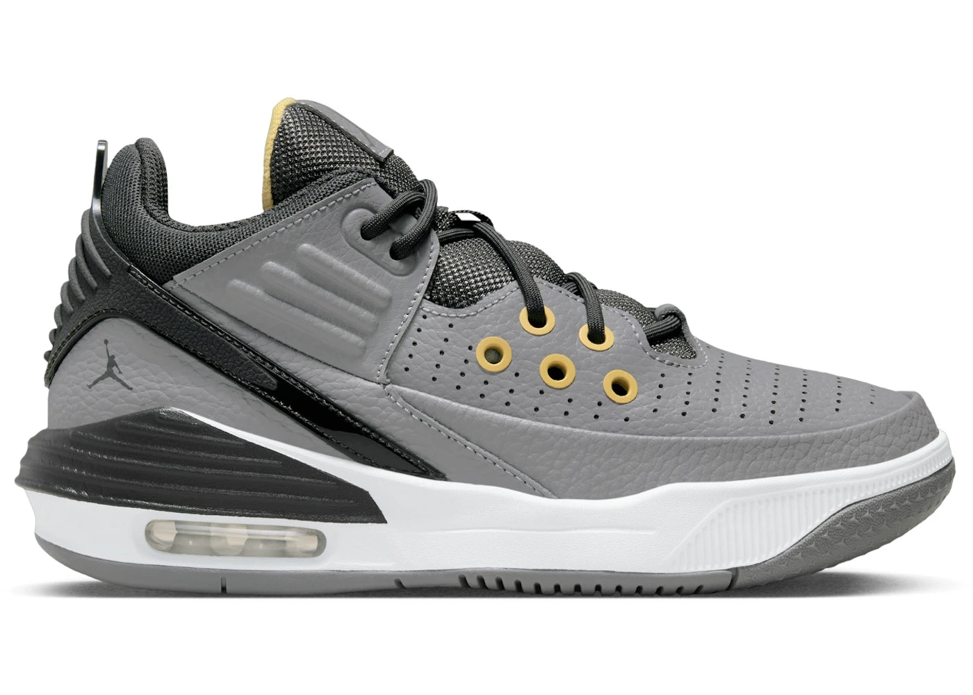 Jordan Max Aura 5 Cement Grey Topaz Gold White Anthracite (GS) - vue secondaire A