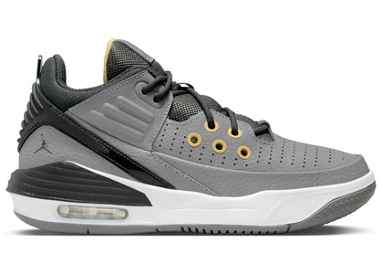 Jordan Max Aura 5 Cement Grey Topaz Gold White Anthracite (GS) - sneakers view 2