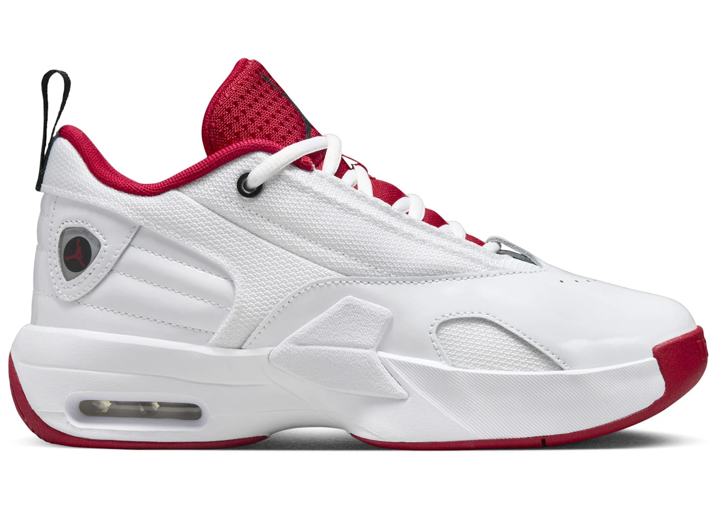 Jordan Max Aura 6 White Black Gym Red (GS) - vue secondaire A