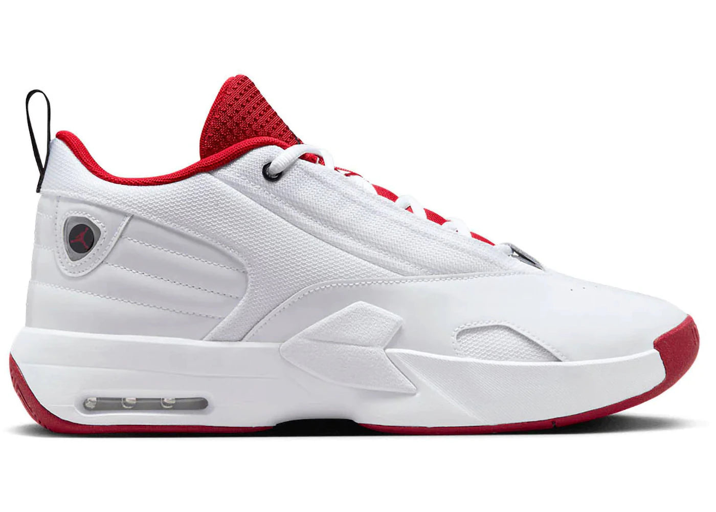Jordan Max Aura 6 White Black Gym Red