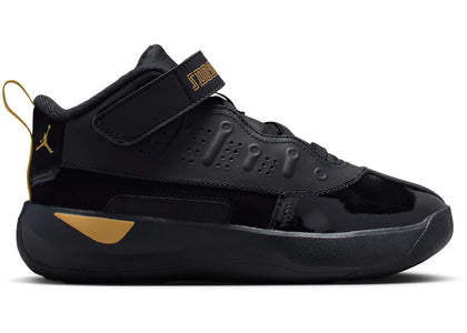 Jordan Max Aura 7 Black Metallic Gold (PS) - authentic Jordan sneakers