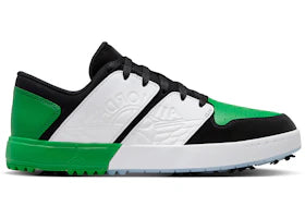Jordan NU Retro 1 Golf Black White Blue Tint Lucky Green