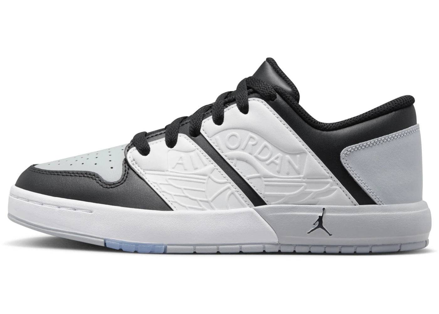 Jordan Nu Retro 1 Low Black Light Smoke Grey (GS) - vue secondaire B