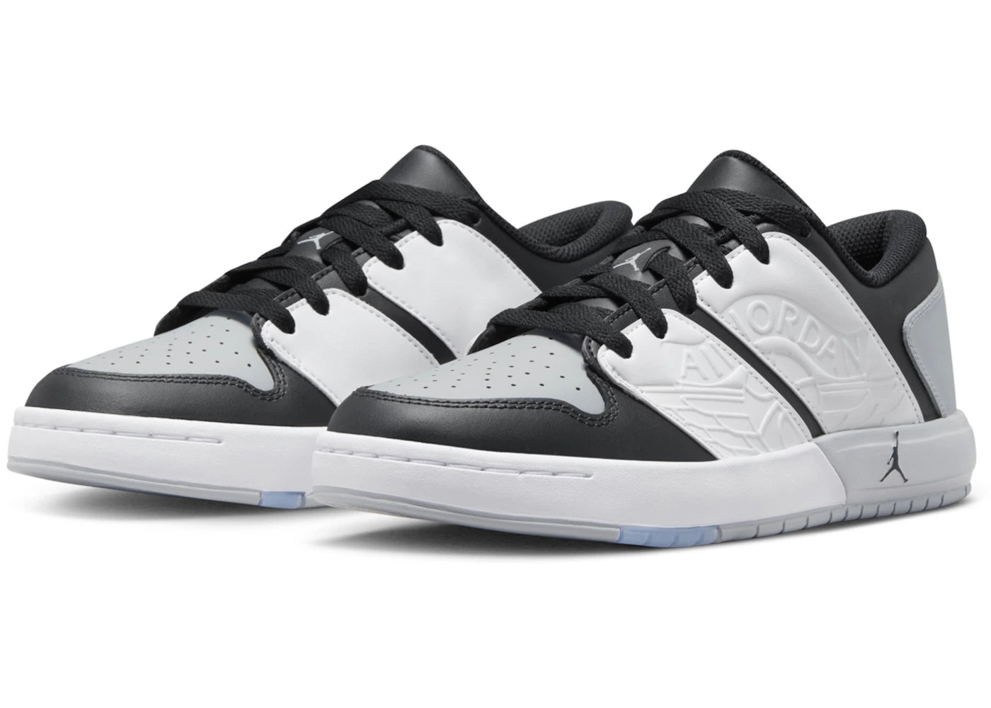 Jordan Nu Retro 1 Low Black Light Smoke Grey (GS) - vue secondaire A