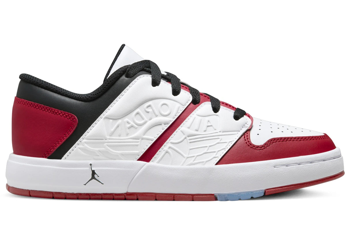 Jordan Nu Retro 1 Low Varsity Red White Black (GS) - vue secondaire A