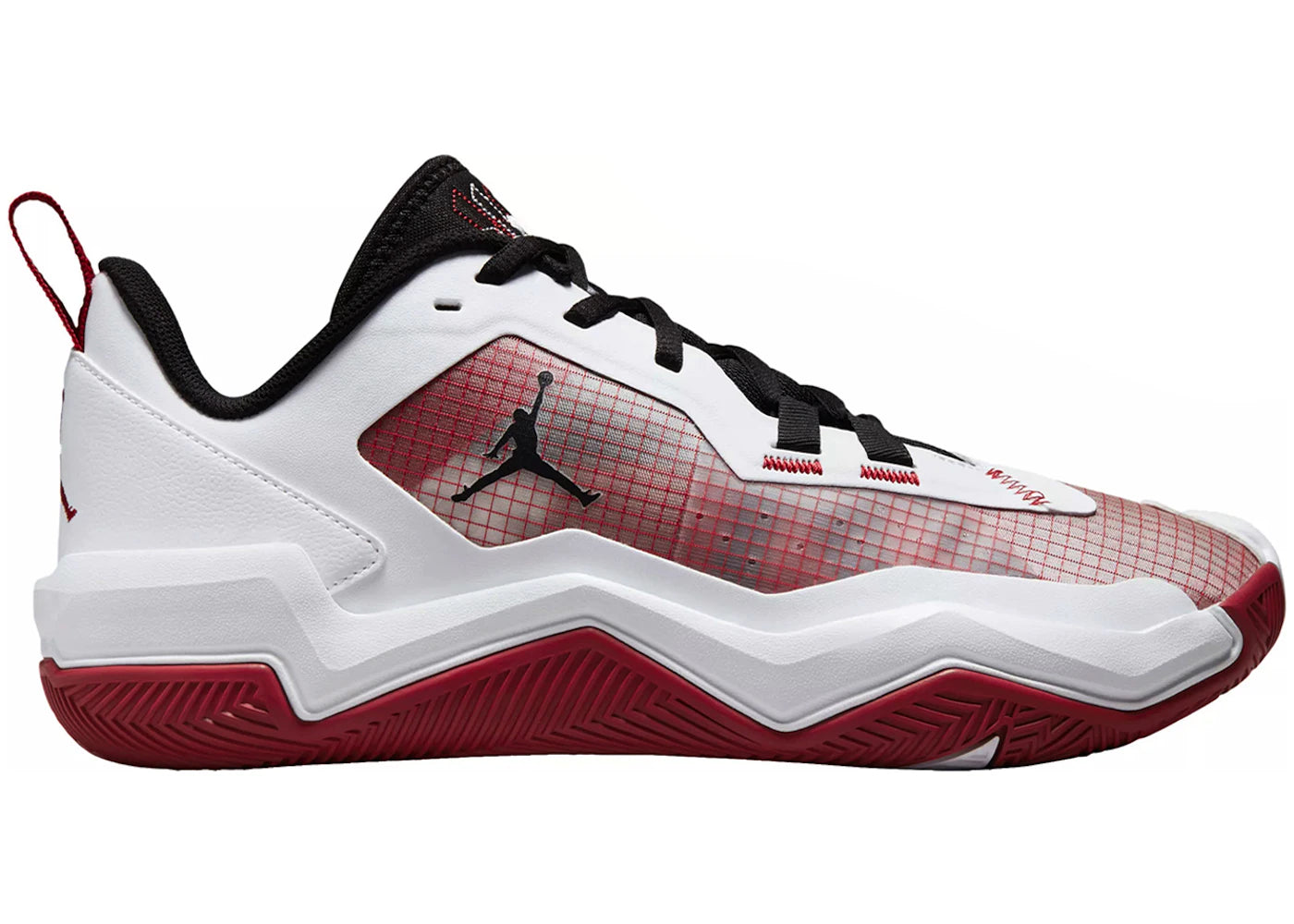 Jordan One Take 4 White Team Crimson - vue 360