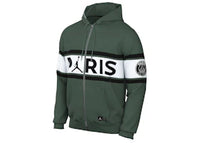 Jordan Paris Saint-Germain Full Zip Hoodie Noble Green