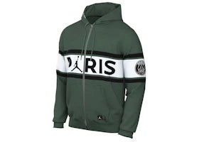 Jordan Paris Saint-Germain Full Zip Hoodie Noble Green