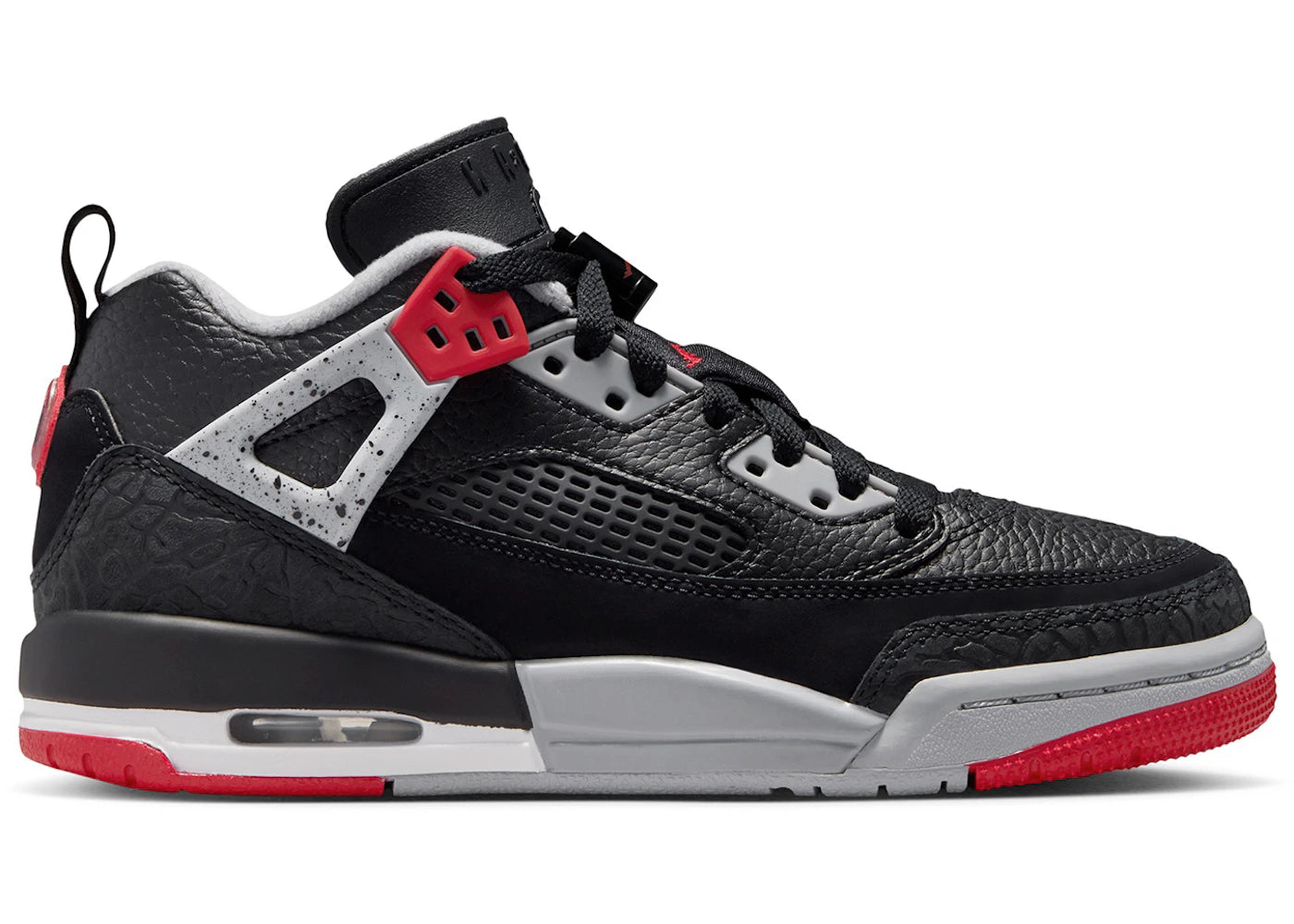 Jordan Spizike Low Black Cement (GS) - vue 360