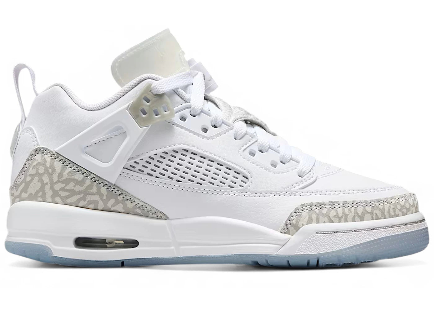Jordan Spizike Low White Neutral Grey Barely Blue (GS) - vue 360