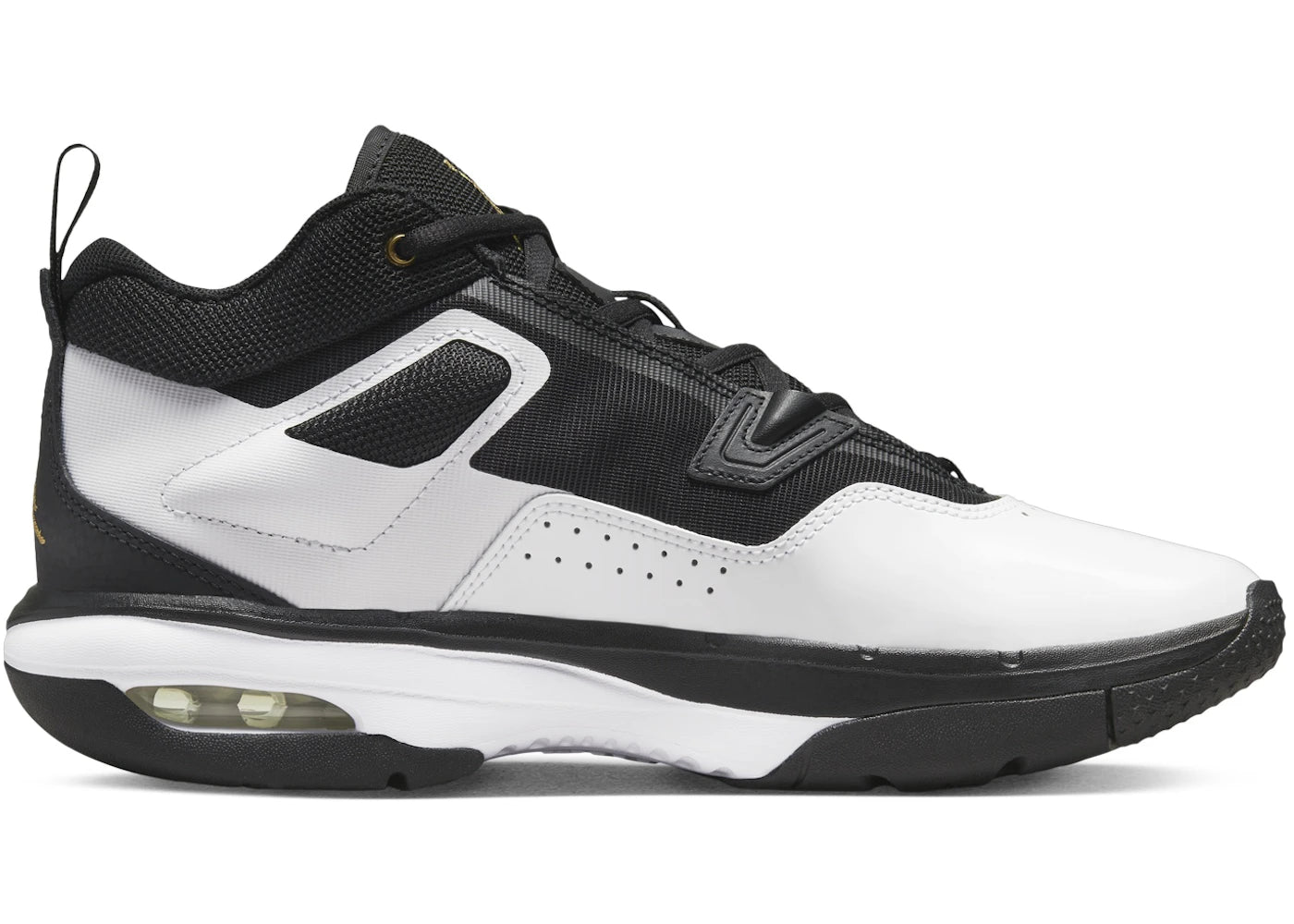 Jordan Stay Loyal 3 Black White Metallic Gold - vue 360