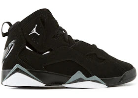 Jordan True Flight Black Metallic Silver (GS) - authentic Jordan sneakers