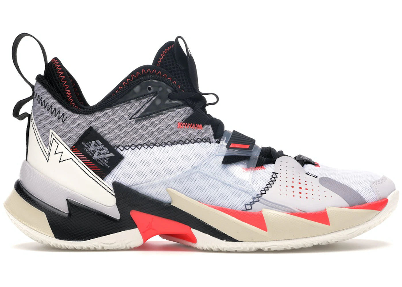 Jordan Why Not Zer0.3 White Bright Crimson Black