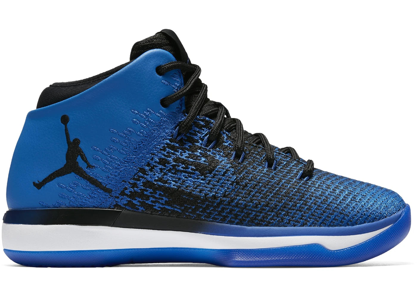 Jordan XXXI Black White Game Royal (GS) - vue secondaire A