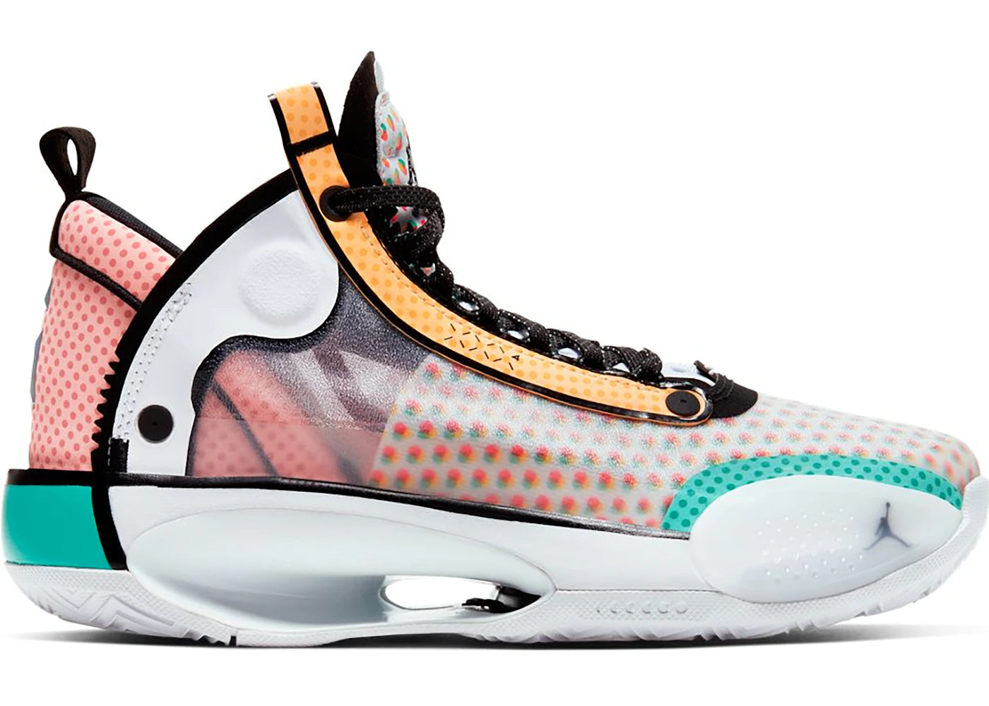 Jordan XXXIV Low Guo Ailun Pop Art (GS) - vue 360